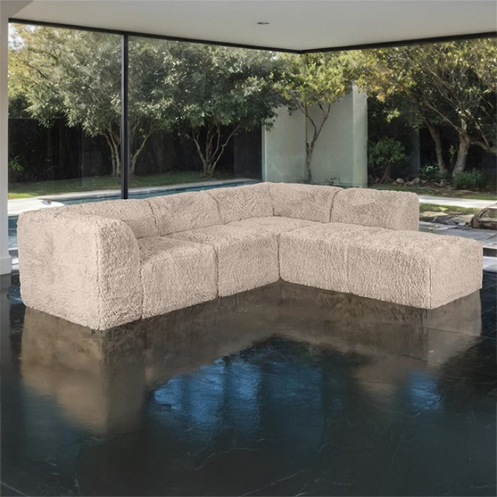 Nappo Fluffy Modular Sectional - Taupe