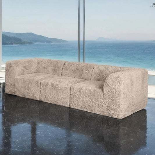 Nappo Fluffy Modular Sofa - Taupe