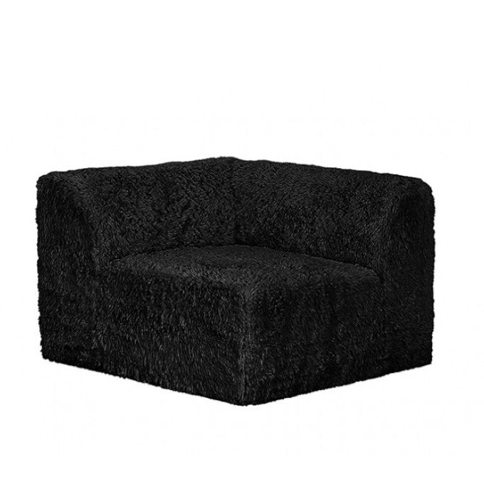 Nappo Fluffy Modular Sectional - Black