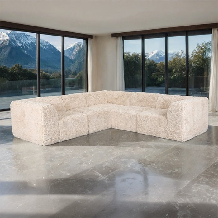 Nappo Fluffy Modular Sectional - Beige