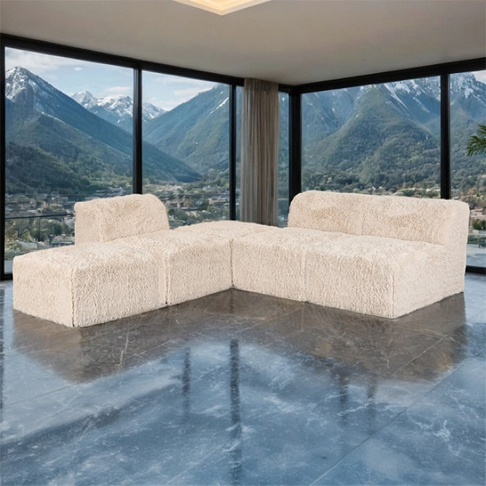 Nappo Fluffy Modular Sectional - Beige