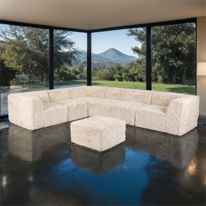 Nappo Fluffy Modular Sectional - Beige