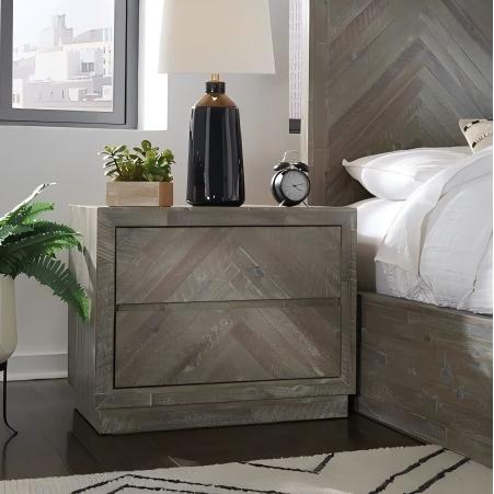 Herron Two Drawer Nightstand