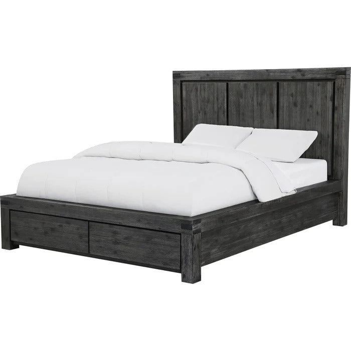 Meadoway Solid Wood Footboard Storage Bed