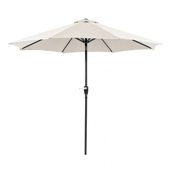 Mora 11' Outdoor Umbrella + 21" Round Base