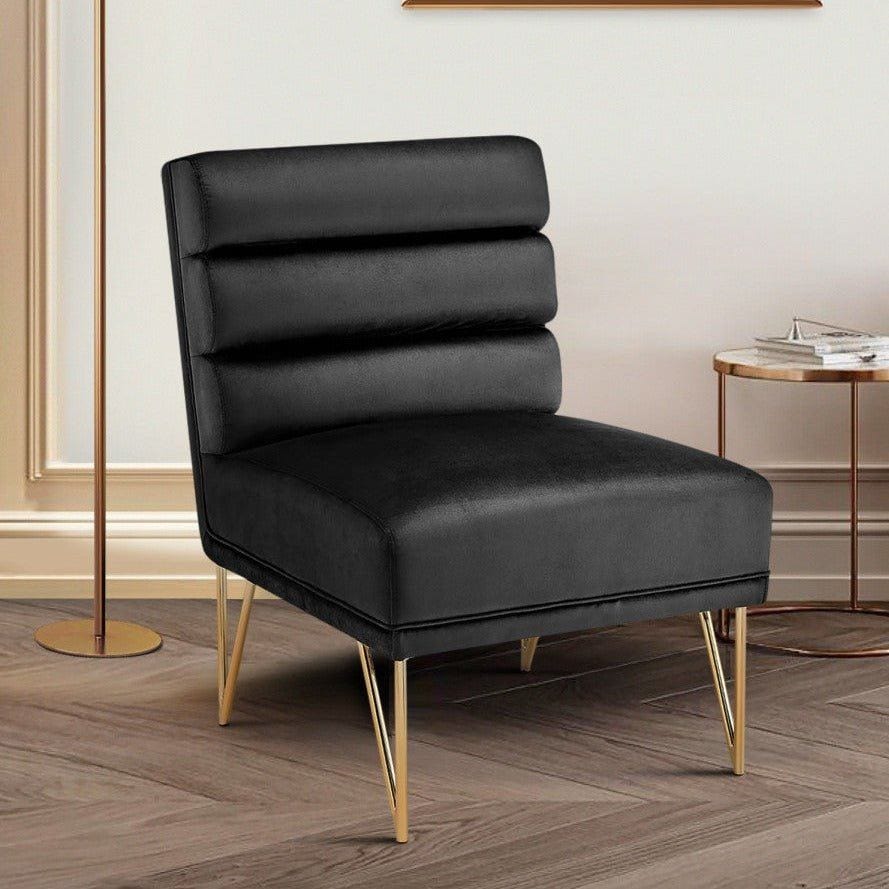 Karli Velvet Accent Chair - Futu With . . .