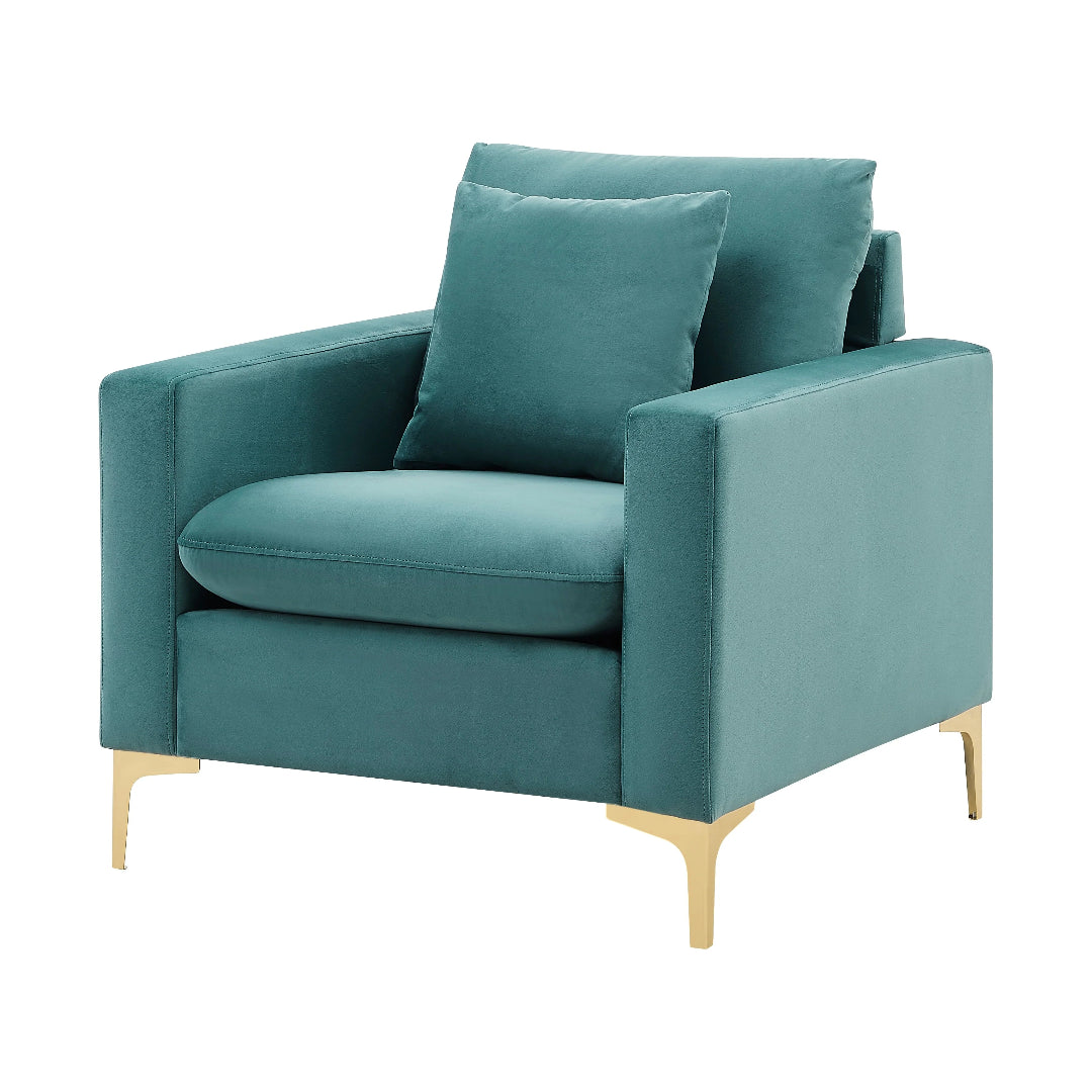Roxi Velvet Club Chair - Futu With . . .