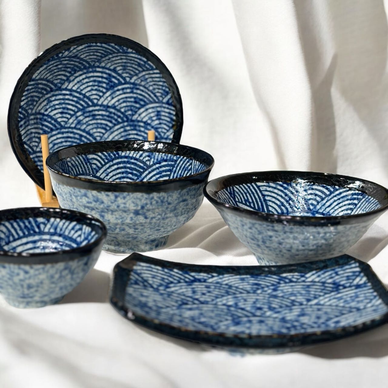 Seigaiha Dinnerware - Futu With . . .