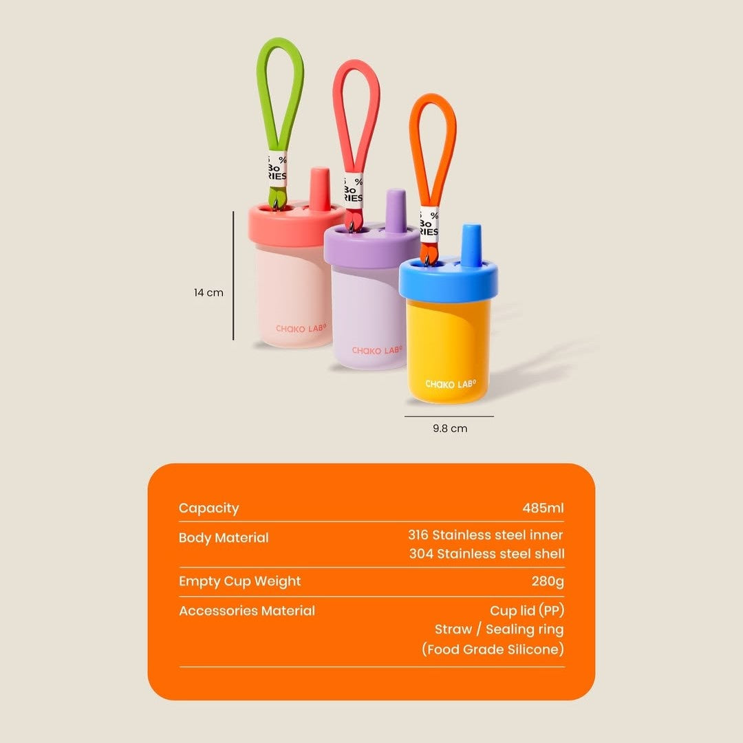 Solid Color Straw Cup – 16.4oz - Futu With . . .