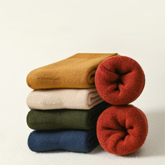 Unisex Thick Cotton Terry Socks - 2 Pairs - Futu With . . .