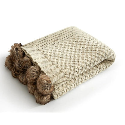 Dorsey Knitted Throw Blanket - Futu With . . .