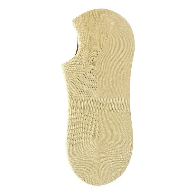 Women's Cotton Ankle Socks - 4 Pairs (Random Colors)