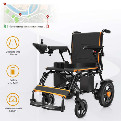 Lightweight Foldable Power Wheelchair