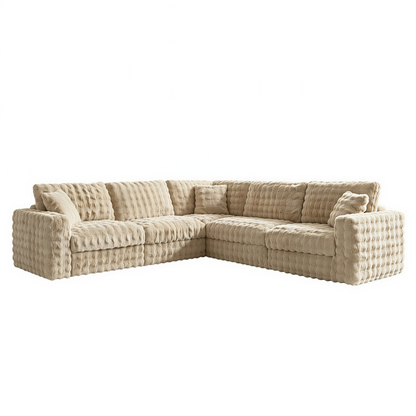 Mckenn Beige Sectional Sofa