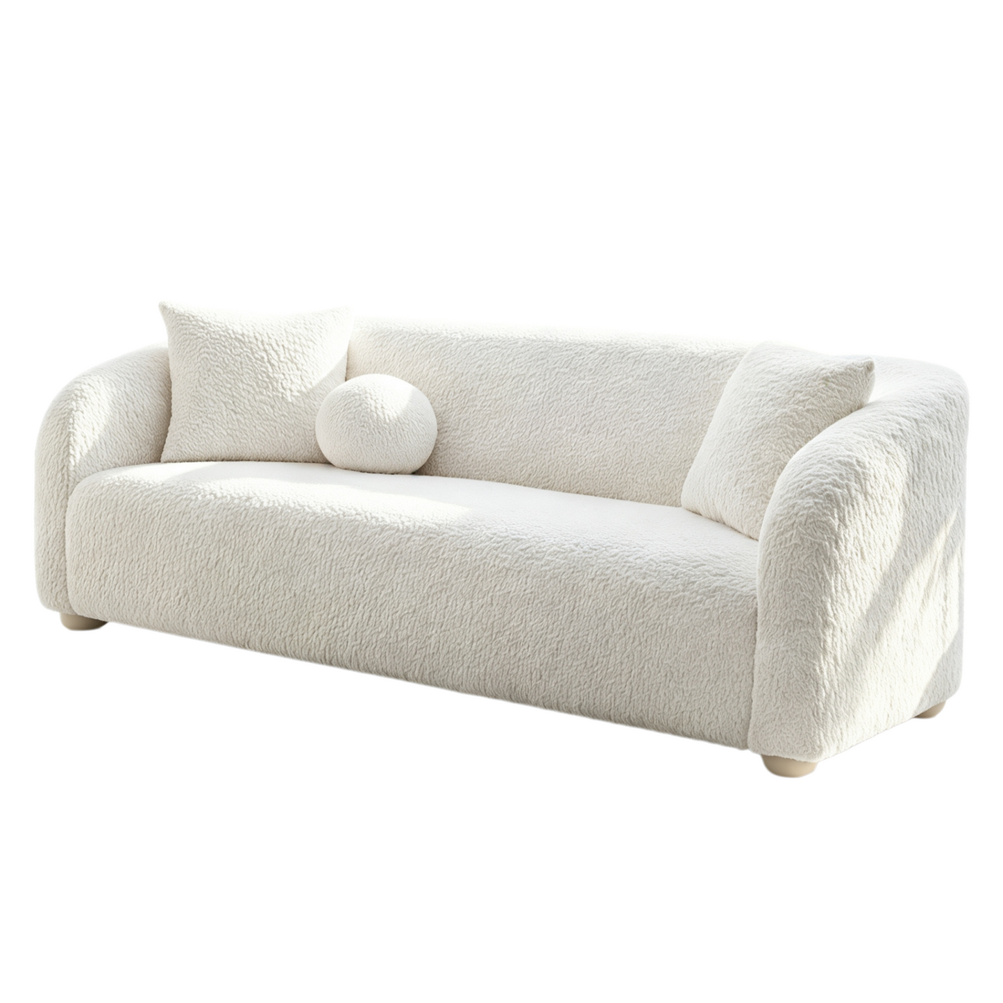 Oravin White Sofa