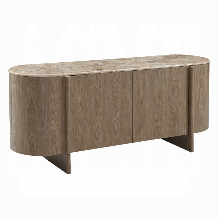 Markk Console Table w/Natural Marble
