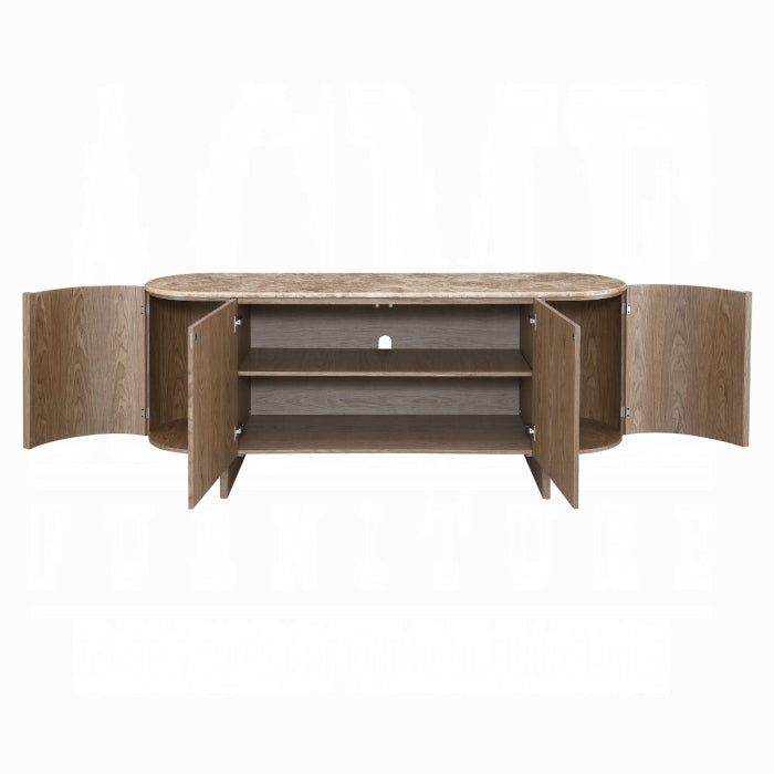 Markk Console Table w/Natural Marble