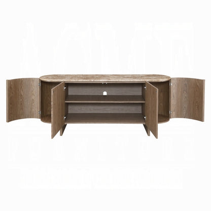 Markk Console Table w/Natural Marble