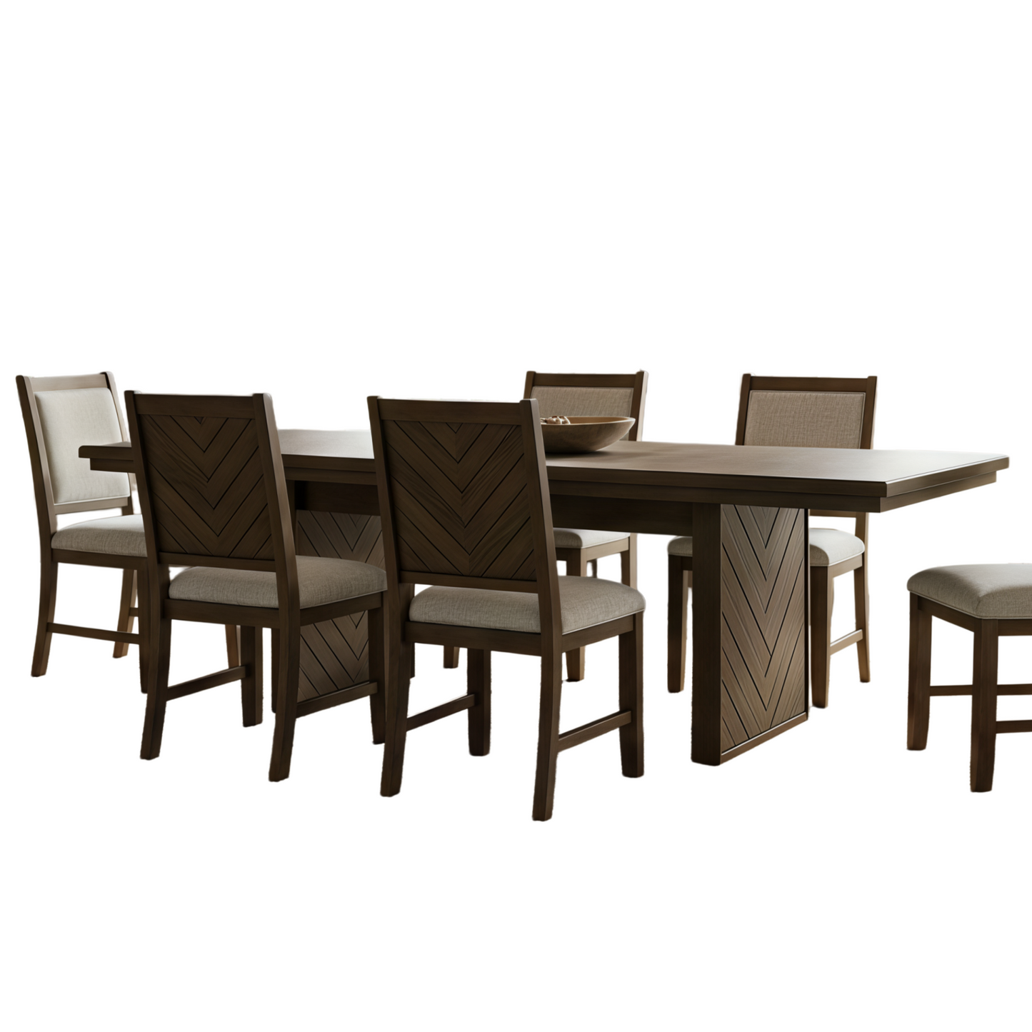 Casorio Walnut Dining Set