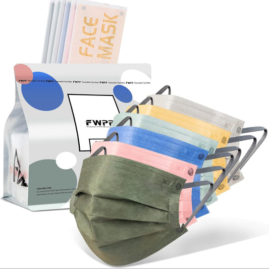 Morandi Color Face Masks - 50pc