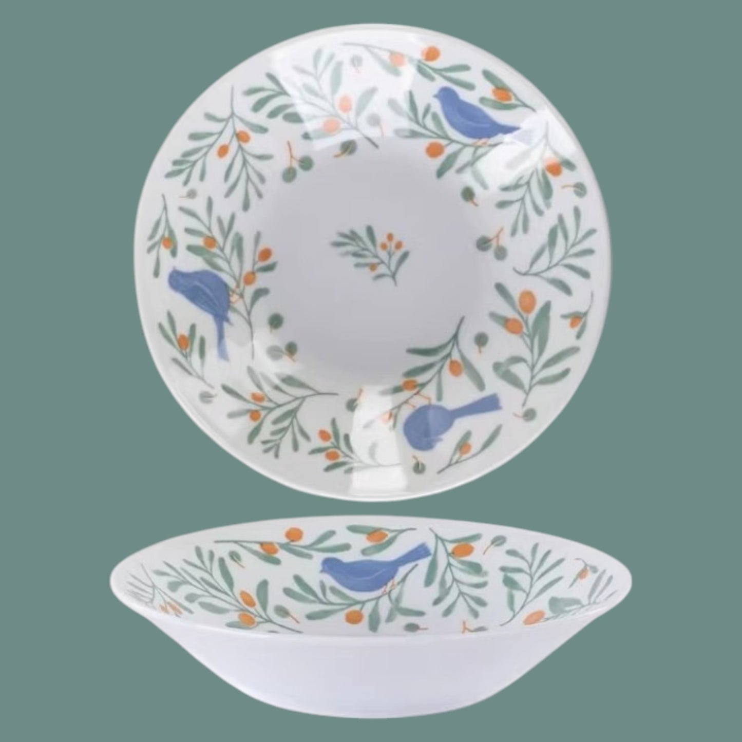 Olive Branch & Sparrow Dinnerware