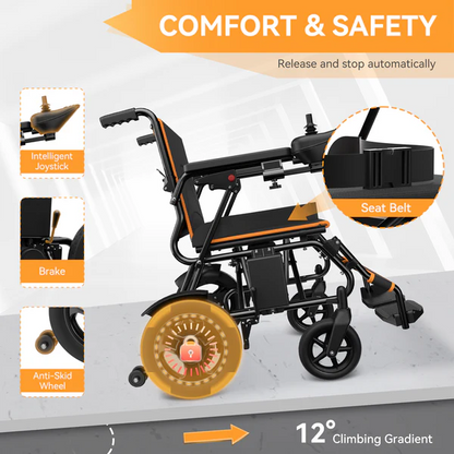 Lightweight Foldable Power Wheelchair