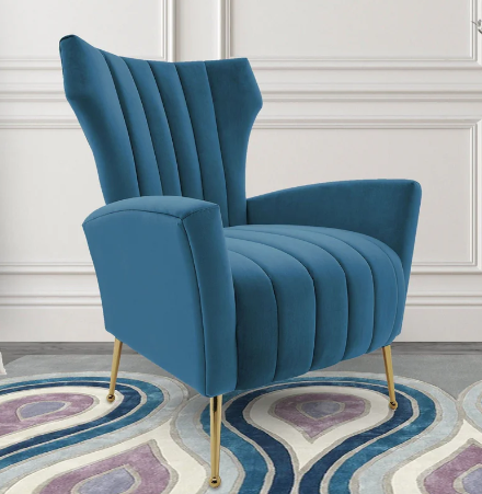 Kaylee Accent   Chair  Teal