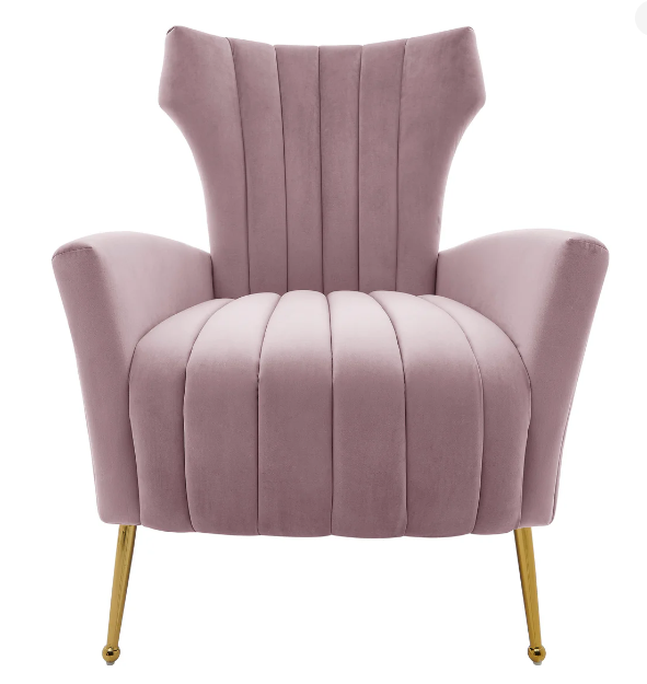 Kaylee Accent Chair  Blush