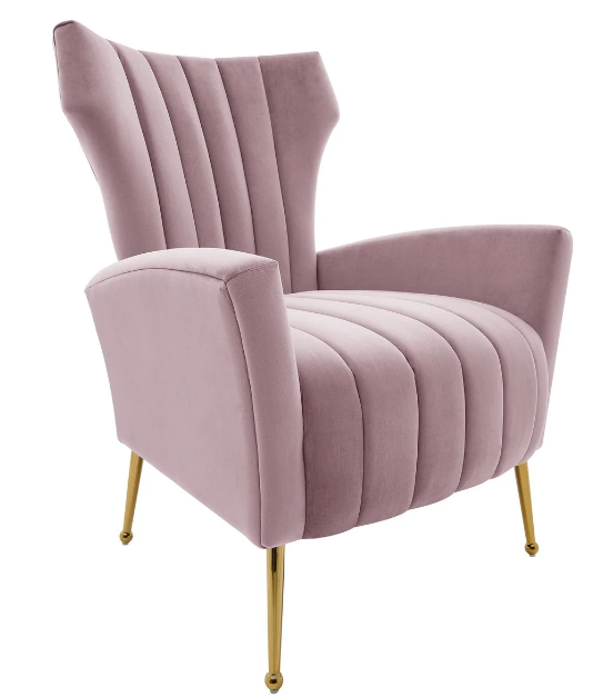 Kaylee Accent Chair  Blush