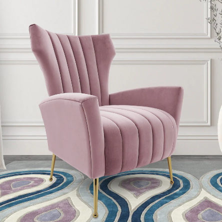 Kaylee Velvet Accent Chair