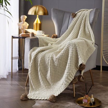 Dorsey Knitted Throw Blanket - Futu With . . .