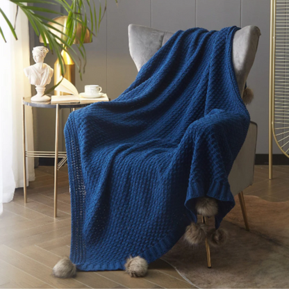 Dorsey Knitted Throw Blanket - Futu With . . .