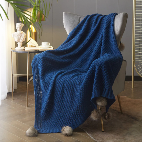 Dorsey Knitted Throw Blanket