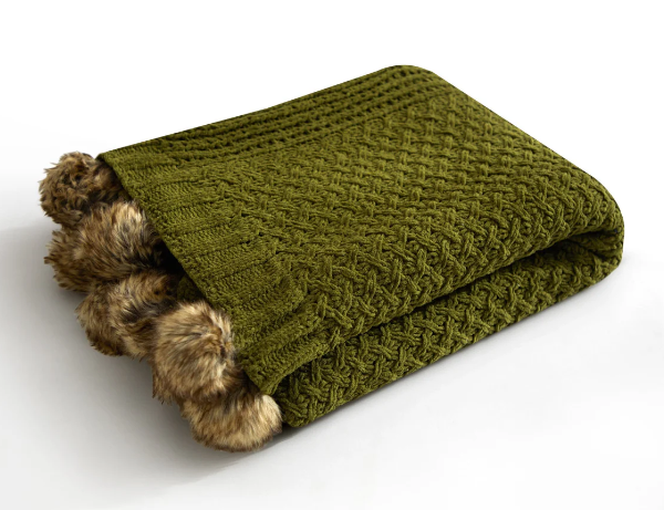 Dorsey Knitted Throw Blanket 50" x 60"