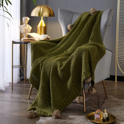 Dorsey Knitted Throw Blanket - Futu With . . .
