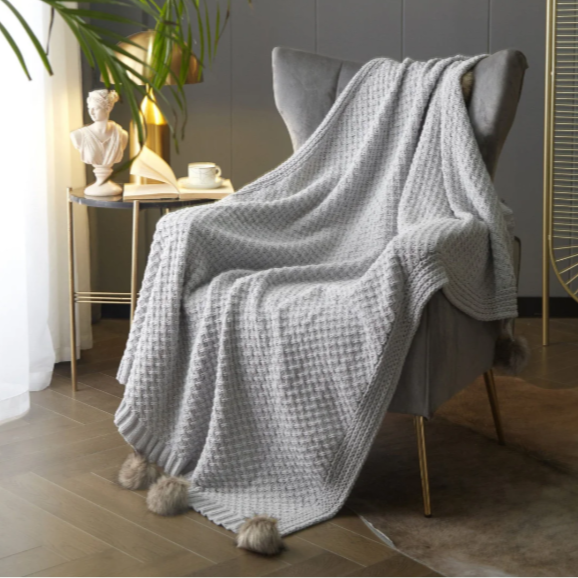 Dorsey Knitted Throw Blanket