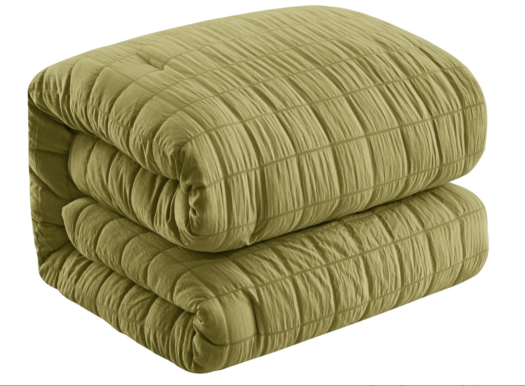 Jessa 2pc Twin Comforter Set, Green