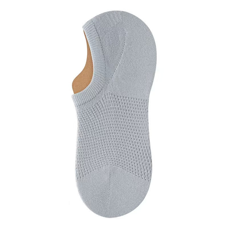 Women's Summer Ankle Socks - 4 Pairs (Random Colors)