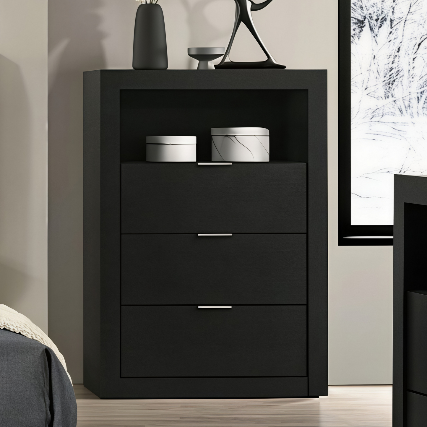 Altimari Black Bedroom Set