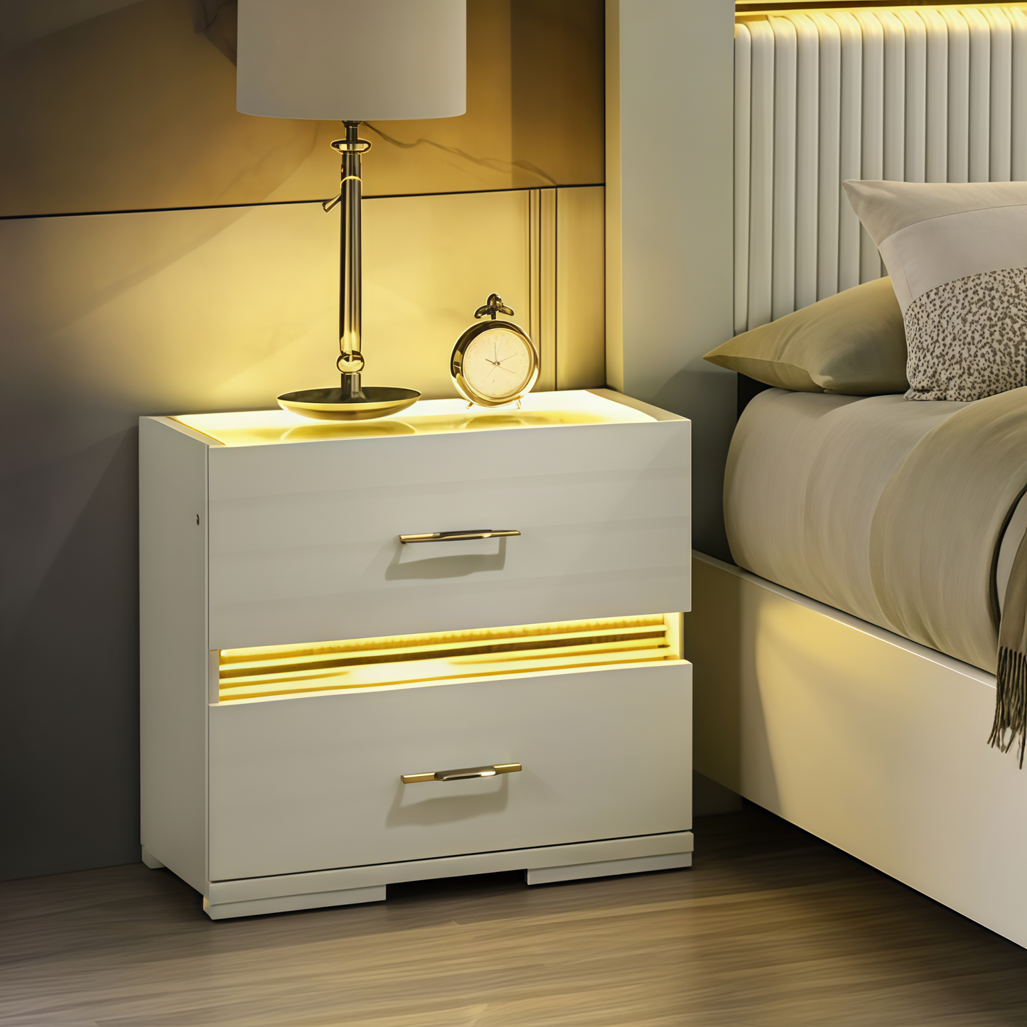 Beige Bedroom Set
