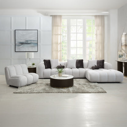 Manille Sectional Sofa w/8 Pillows