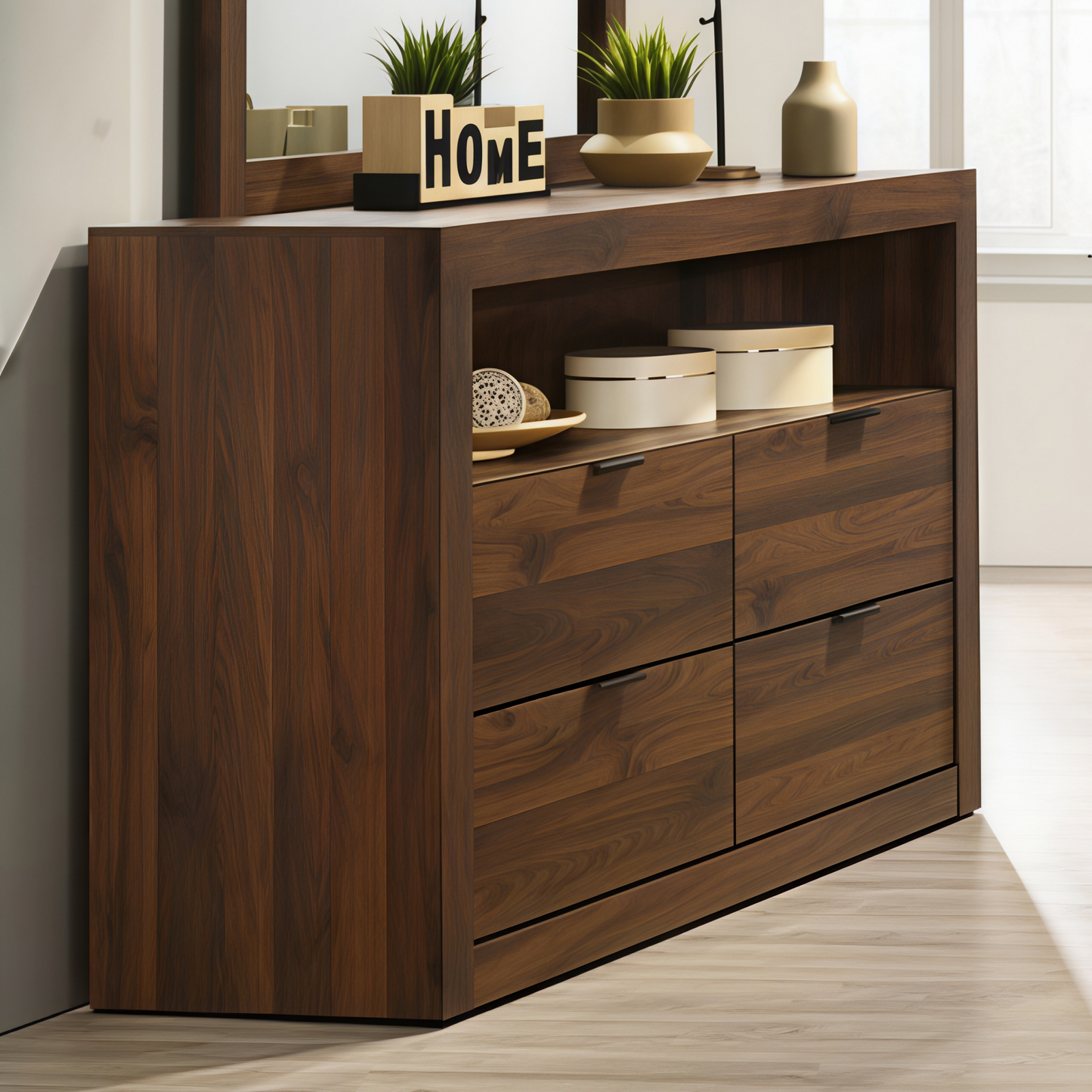 Altimari Walnut Bedroom Set