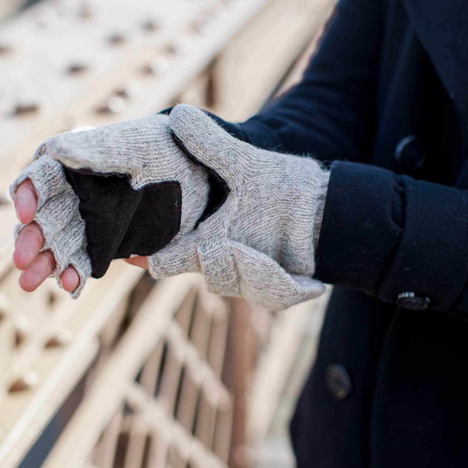 Wool Winter Beanie & Gloves