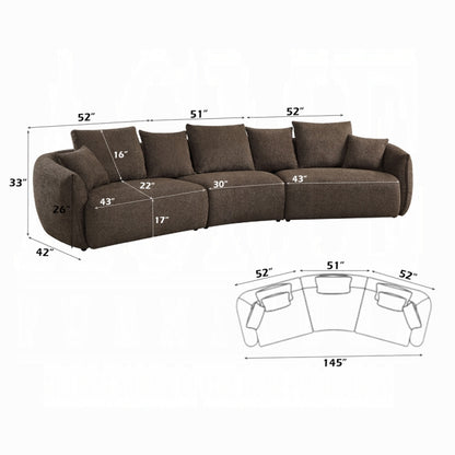 Bosh Sofa W/7 Pillows