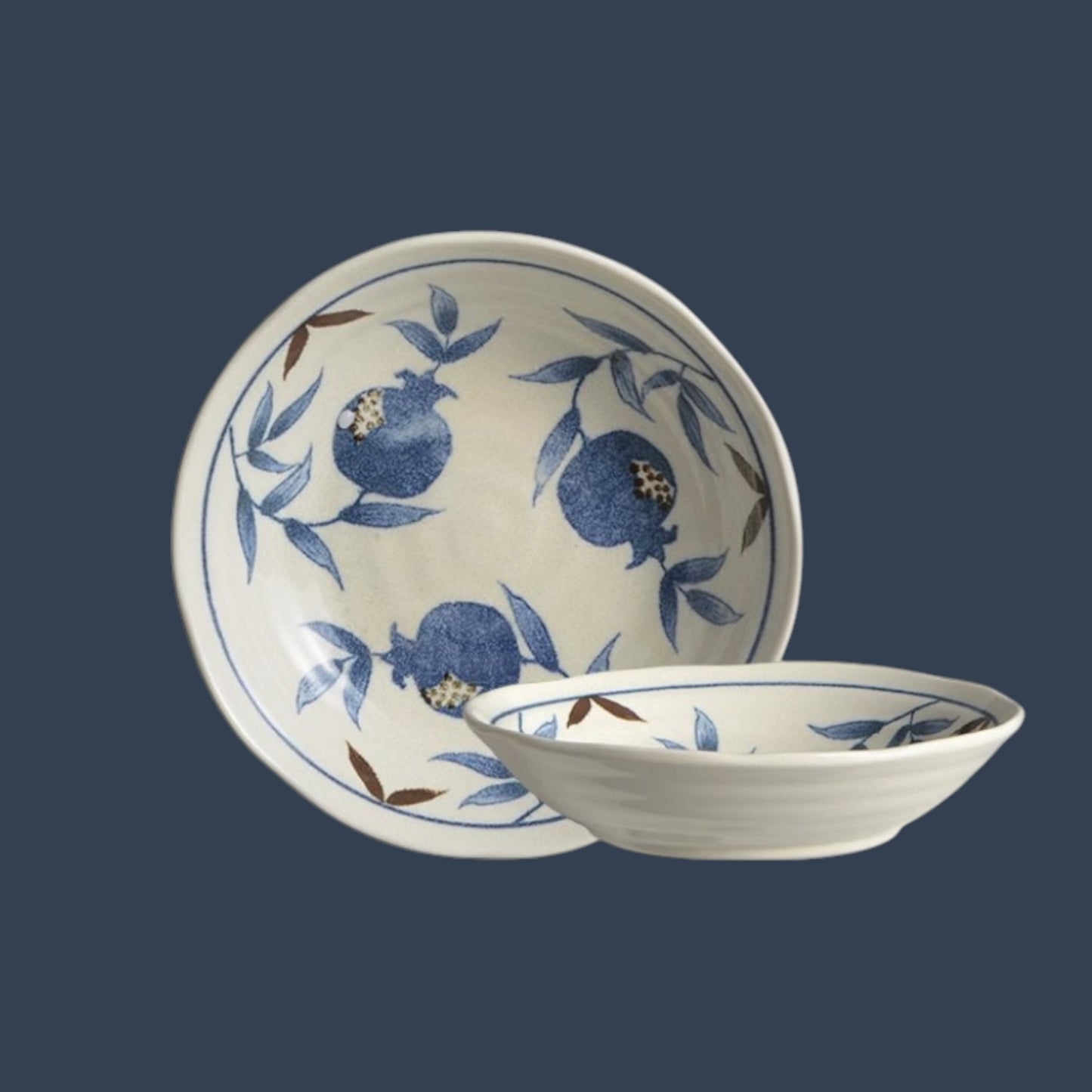 Indigo Pomegranate Dinnerware