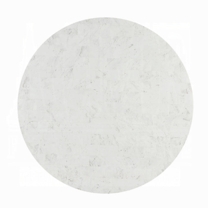 Kale Round Dining Table w/Marble Top