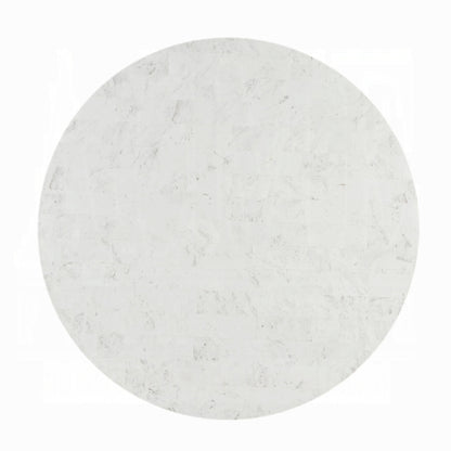 Kale Round Dining Table w/Marble Top