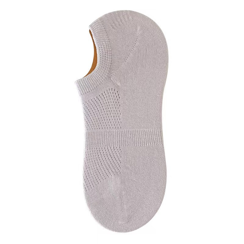 Women's Cotton Ankle Socks - 4 Pairs (Random Colors)