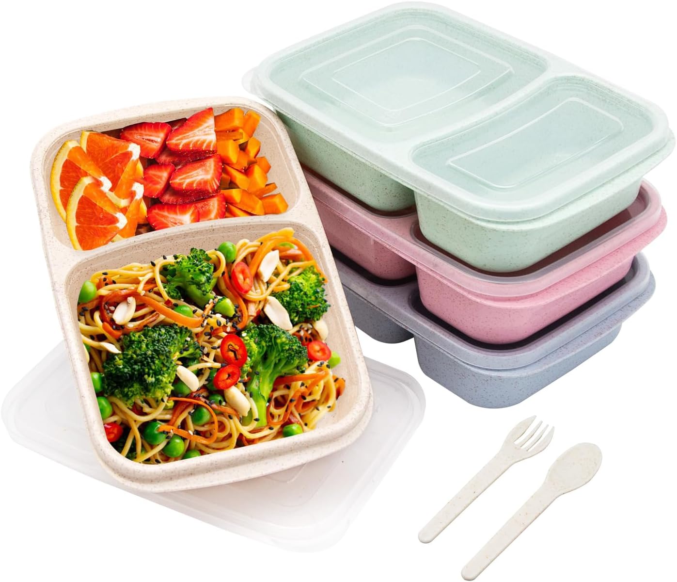 4 pack Bento Lunch Box