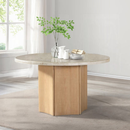 Qain Dining Table W/Marble Top